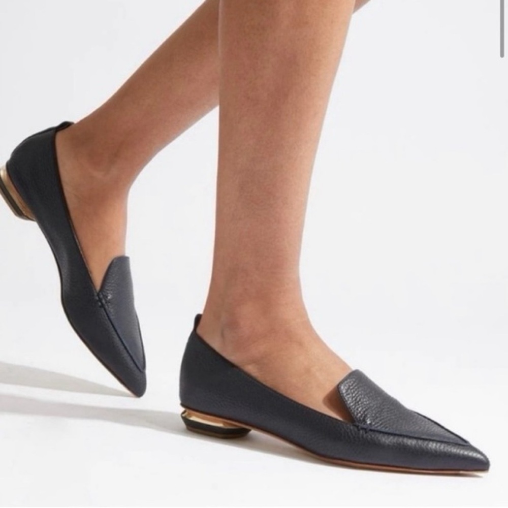 Nicholas Kirkwood Beya Loafers | Black | Size 8